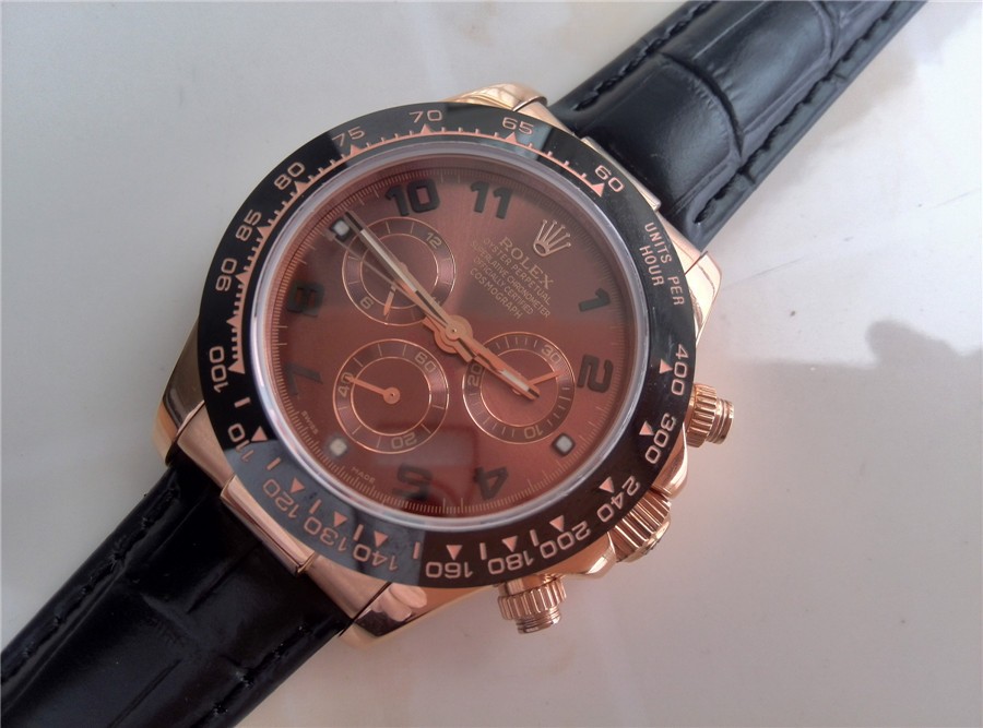 Rolex Daytona Cosmograph Swiss Chronograph Everose Gold Brown Dial