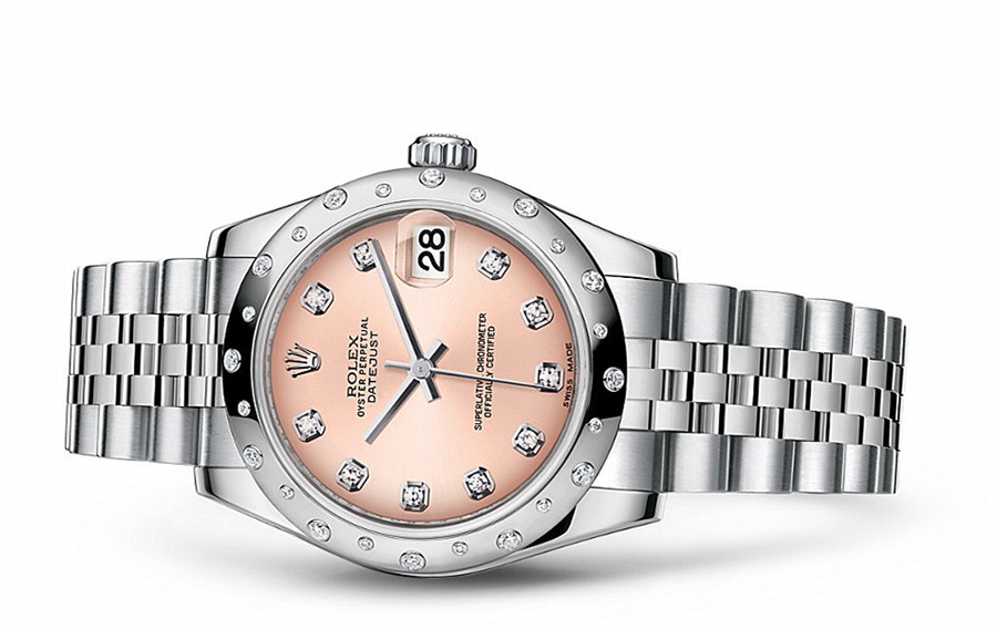 Rolex Datejust Ladies 178344-0023 Swiss Automatic Pink Dial 31MM