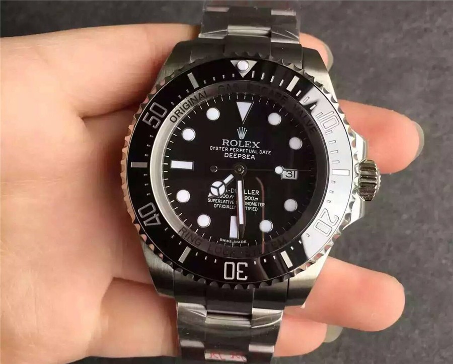 Rolex Sea Dweller DeepSea Swiss 3135 Automatic Watch Black Dial (Clone)