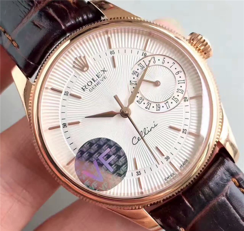 Rolex Cellini Date Swiss 3165 Automatic Watch 39MM