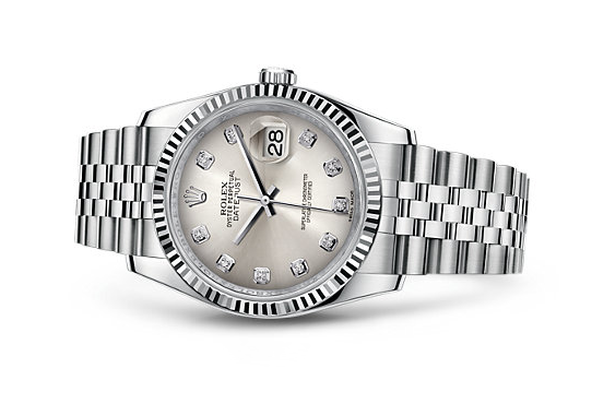 Rolex Datejust 116234-84 Swiss Automatic Watch Rhodium Dial Jubilee Bracelet 36MM