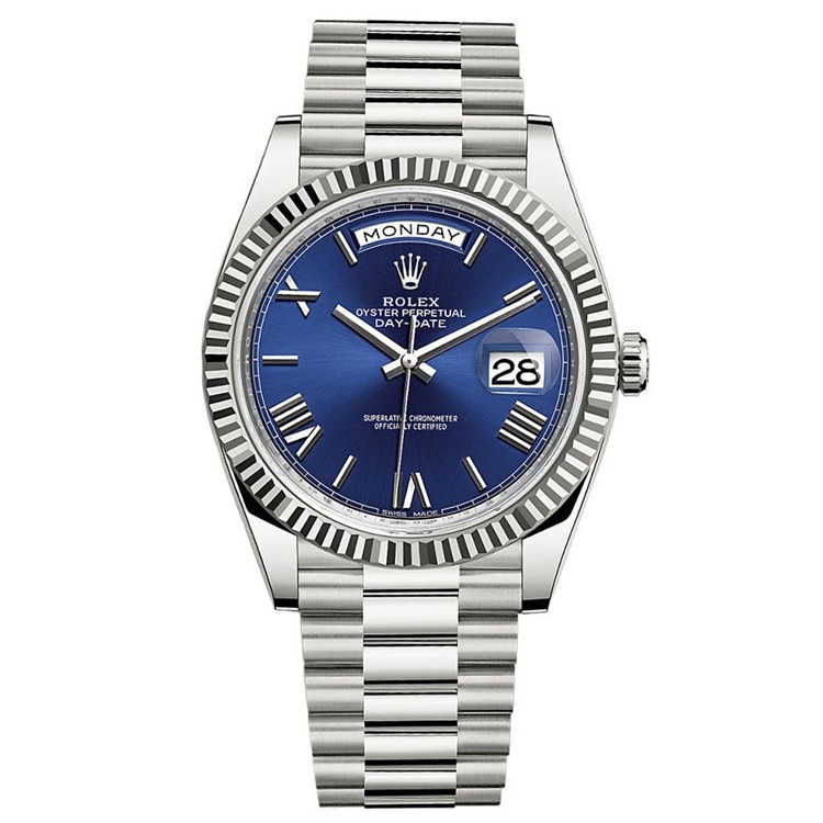 Rolex Day-Date 228239 Swiss 3235 Automatic Watch Dark Blue Dial 40MM