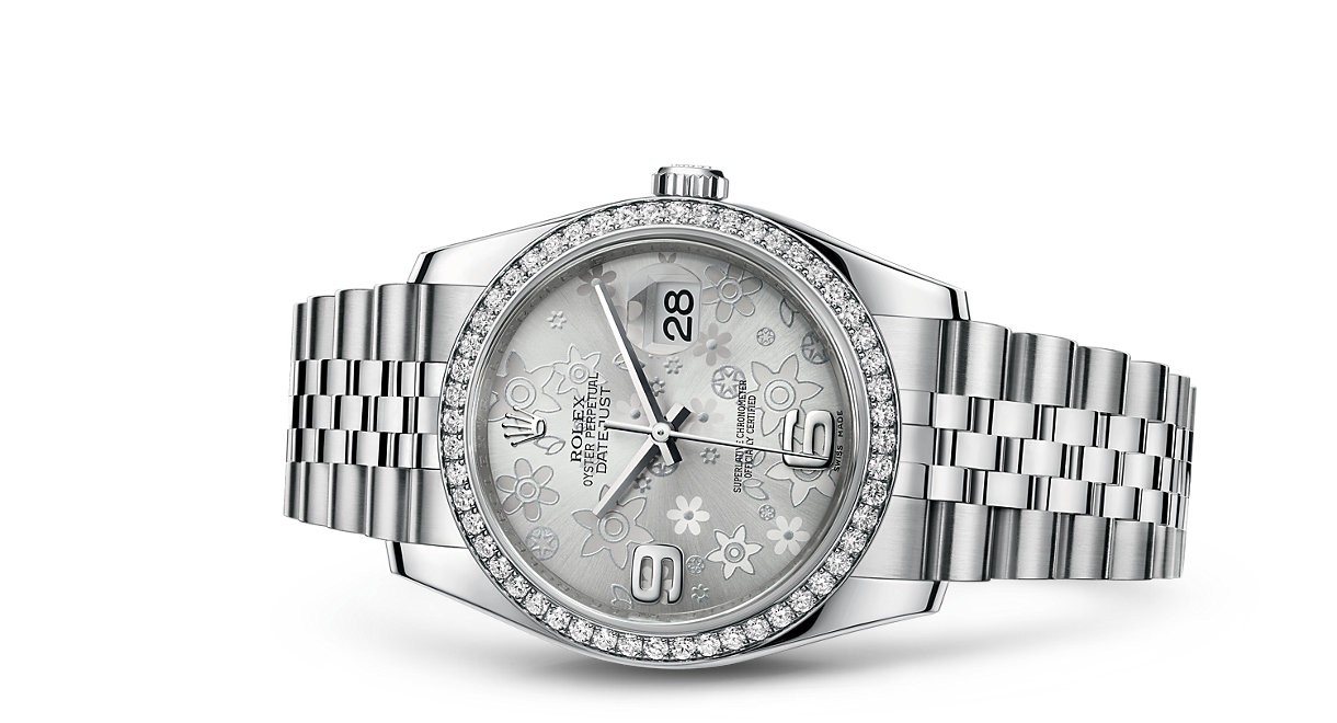 Rolex Datejust 116244-0002 Swiss Automatic Watch Flower Dial 36MM