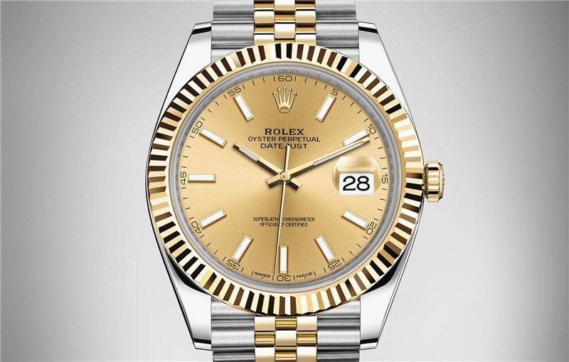 Rolex DateJust 126333 Swiss Automatic Watch Golden Dial 41MM